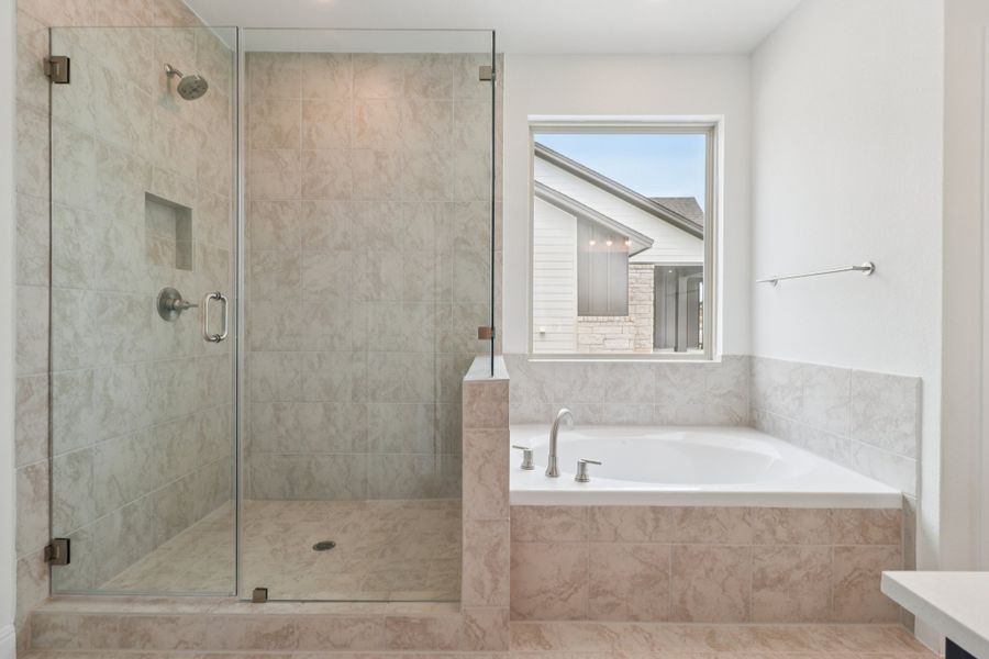 Furnished interior view inside a new home in Sage Hollow, Kyle (Image 6).