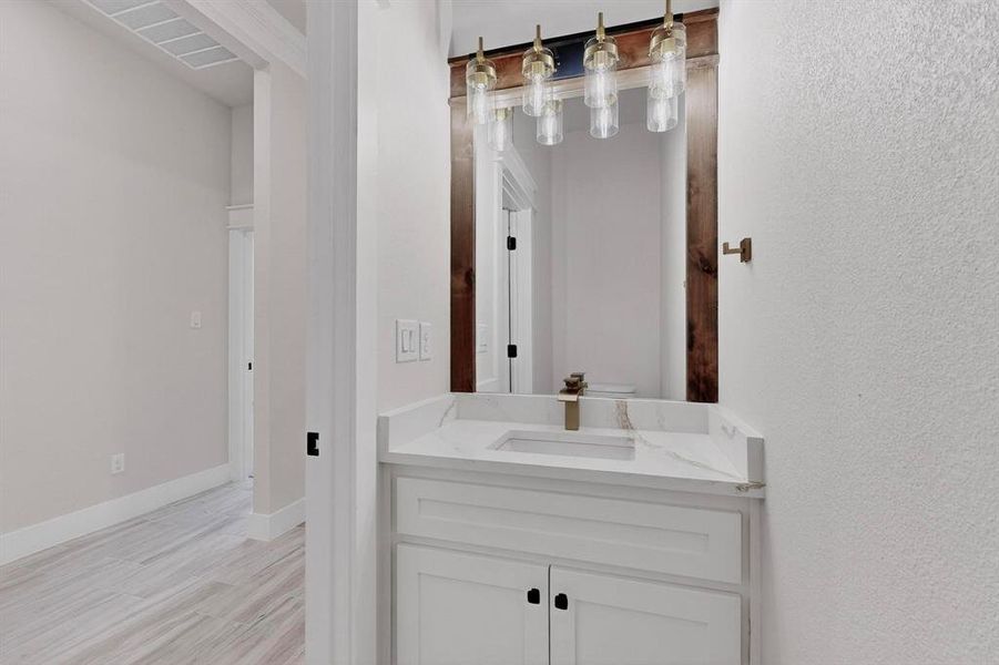 Furnished interior view inside a new home in , Springtown (Image 14).