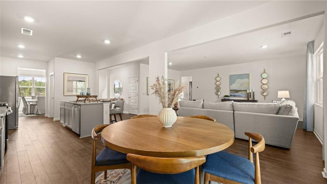 Furnished interior view inside a new home in Bridle Creek, Locust Grove (Image 13).