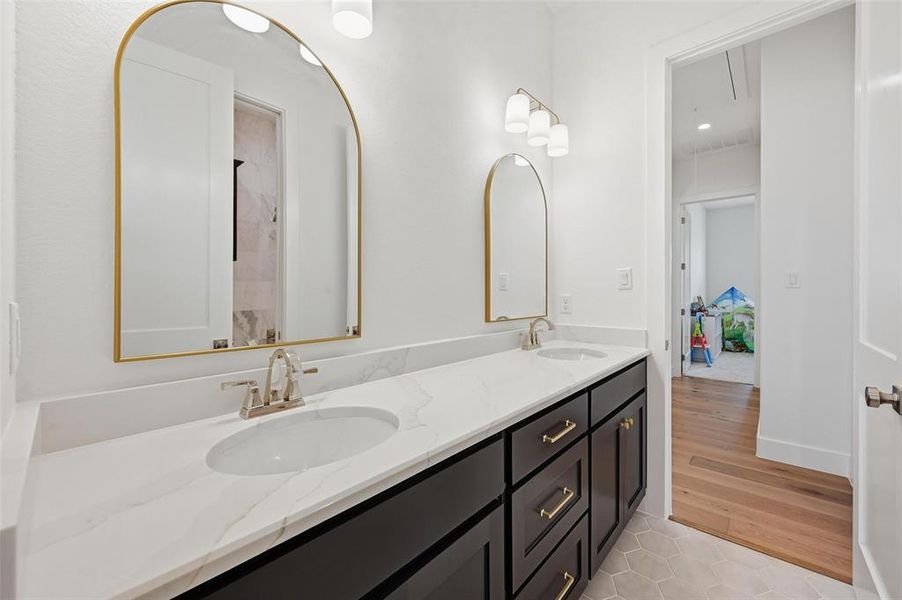 Furnished interior view inside a new home in , Weatherford (Image 30).