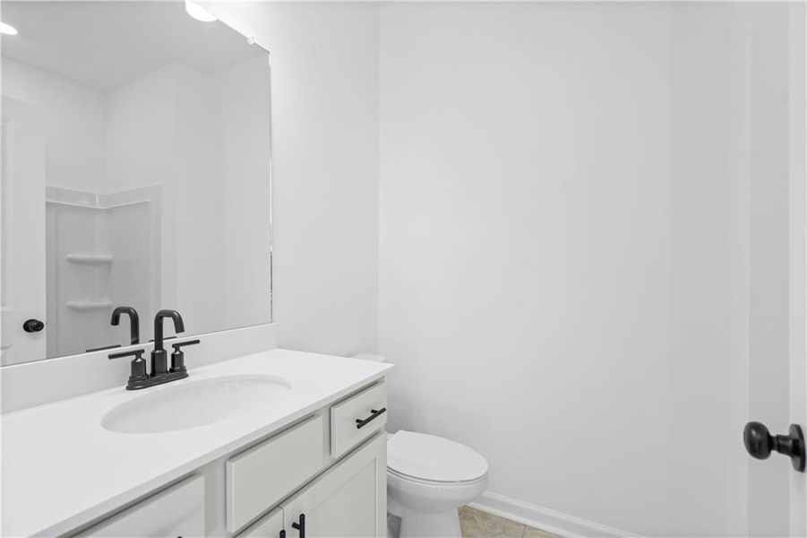 Furnished interior view inside a new home in Auburn Glen Towns, Dacula (Image 13).