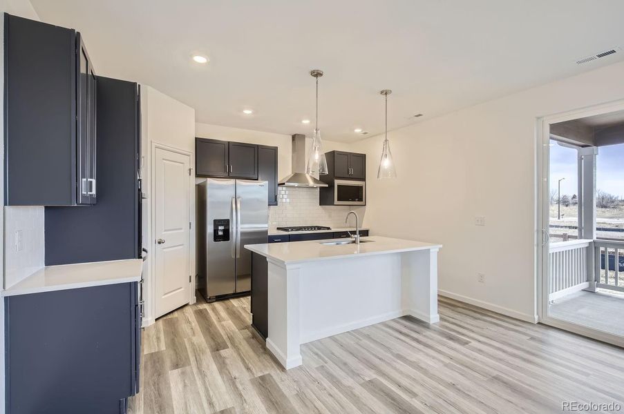 Sierra Kitchen - Picture not of actual home