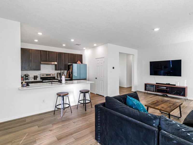 Furnished interior view inside a new home in , Katy (Image 12). Furnished interior view inside a new home in , Katy (Image 12).