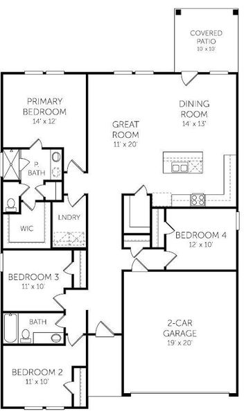 Floorplan - Representative Photo
