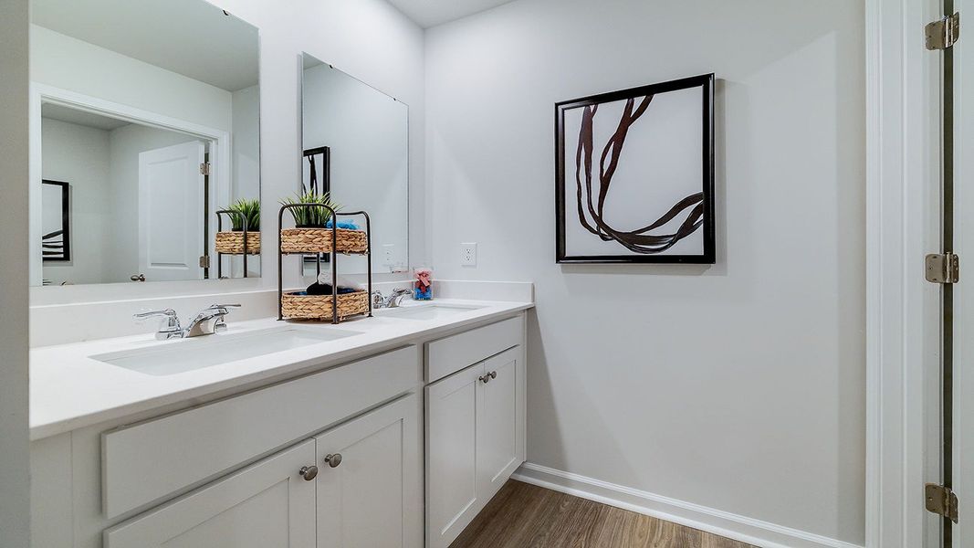 Furnished interior view inside a new home in The Lakes at North Glynn, Brunswick (Image 33).