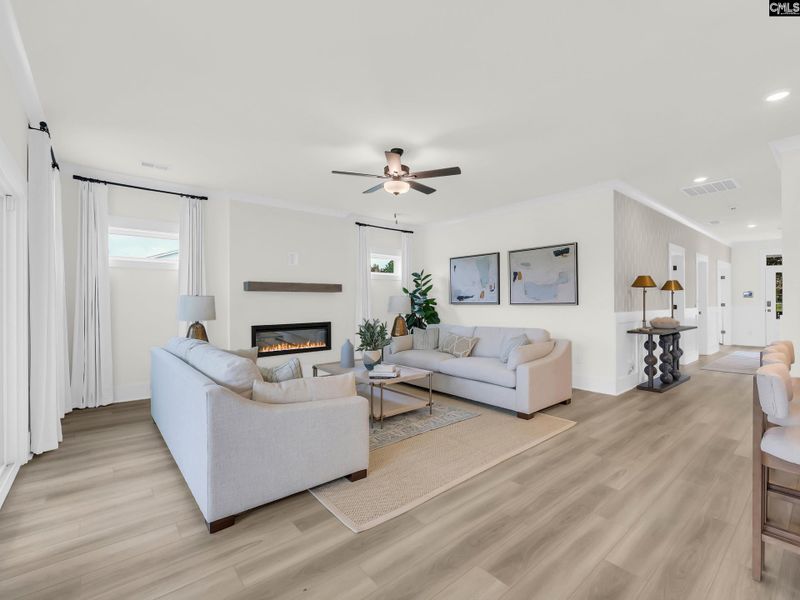 Furnished interior view inside a new home in Raglins Creek, Lugoff (Image 7).