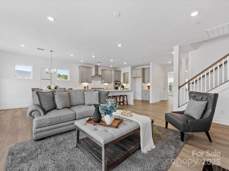 Furnished interior view inside a new home in Cannon Run, Concord (Image 41).