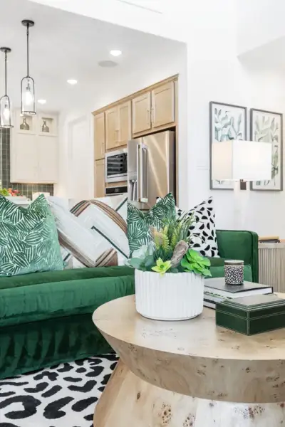 Representative Family Room - some options shown