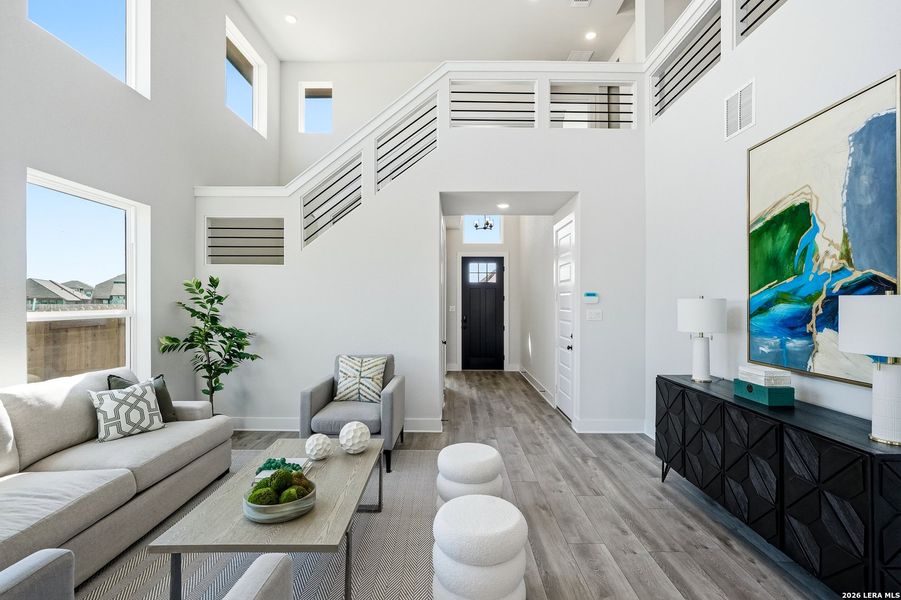 Furnished interior view inside a new home in Alsatian Oaks, Castroville (Image 33).