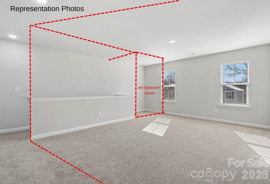 Spacious, unfurnished interior of a new home in , Shelby (Image 8).