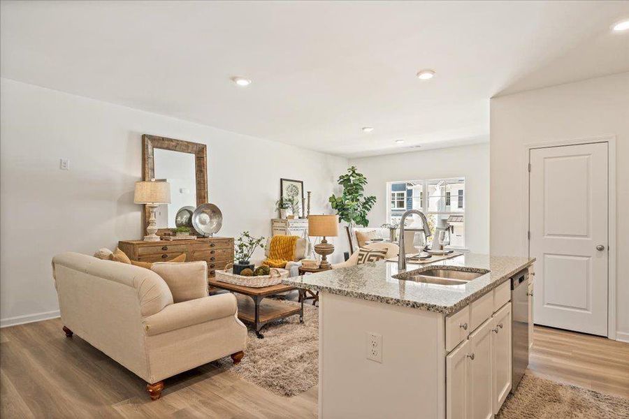 Furnished interior view inside a new home in , Conyers (Image 6).