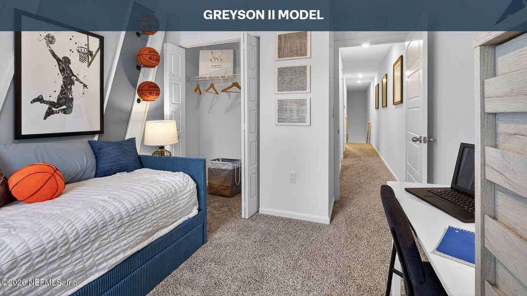 Furnished interior view inside a new home in Irongate Villas, Jacksonville (Image 9).
