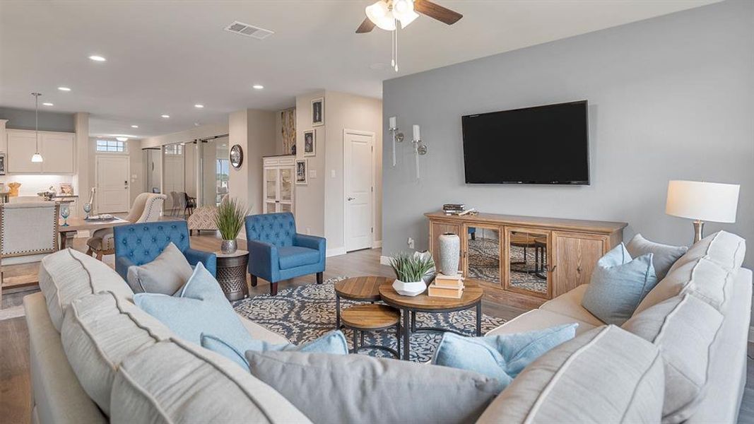 Furnished interior view inside a new home in Morningstar, Aledo (Image 14). Furnished interior view inside a new home in Morningstar, Aledo (Image 14).