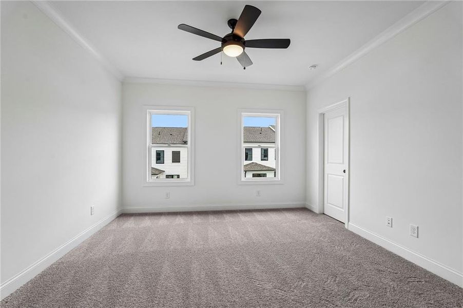 Spacious, unfurnished interior of a new home in Millcroft Townhomes, Buford (Image 36). Spacious, unfurnished interior of a new home in Millcroft Townhomes, Buford (Image 36).