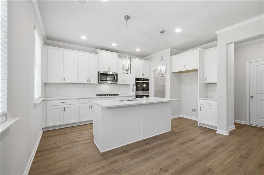 Furnished interior view inside a new home in , Lawrenceville (Image 9).