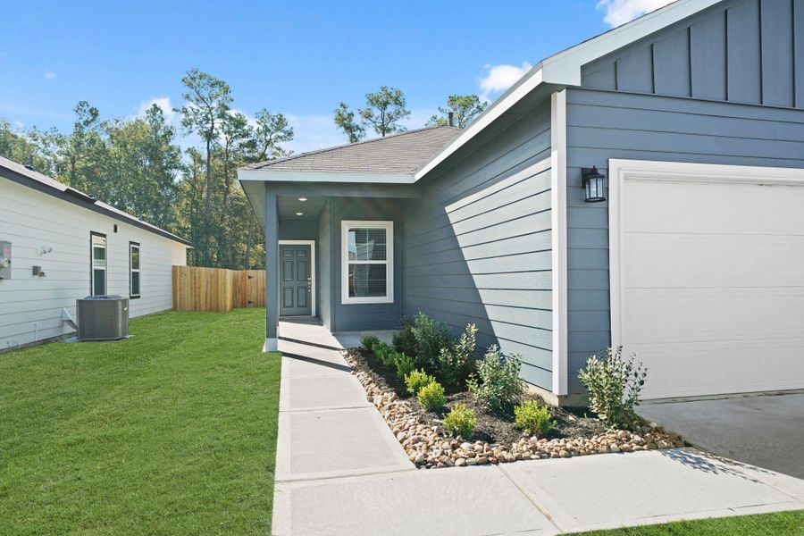 Exterior details and patio area of a home in Maple Heights, Porter (Image 4). Exterior details and patio area of a home in Maple Heights, Porter (Image 4).