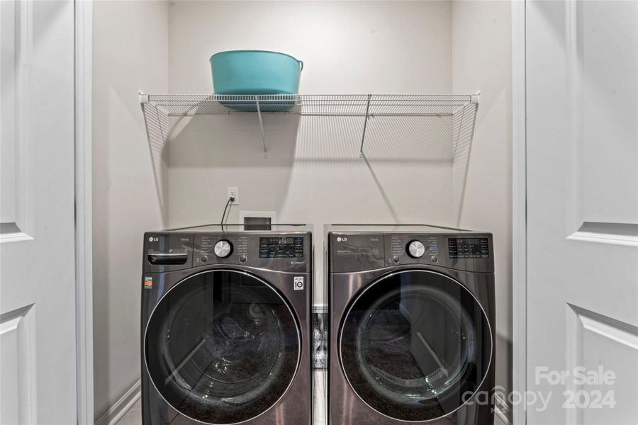 Laundry Closet - Washer and Dryer to Remain