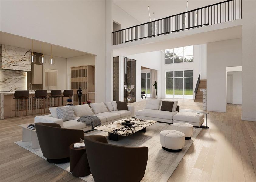 Furnished interior view inside a new home in , Frisco (Image 8).