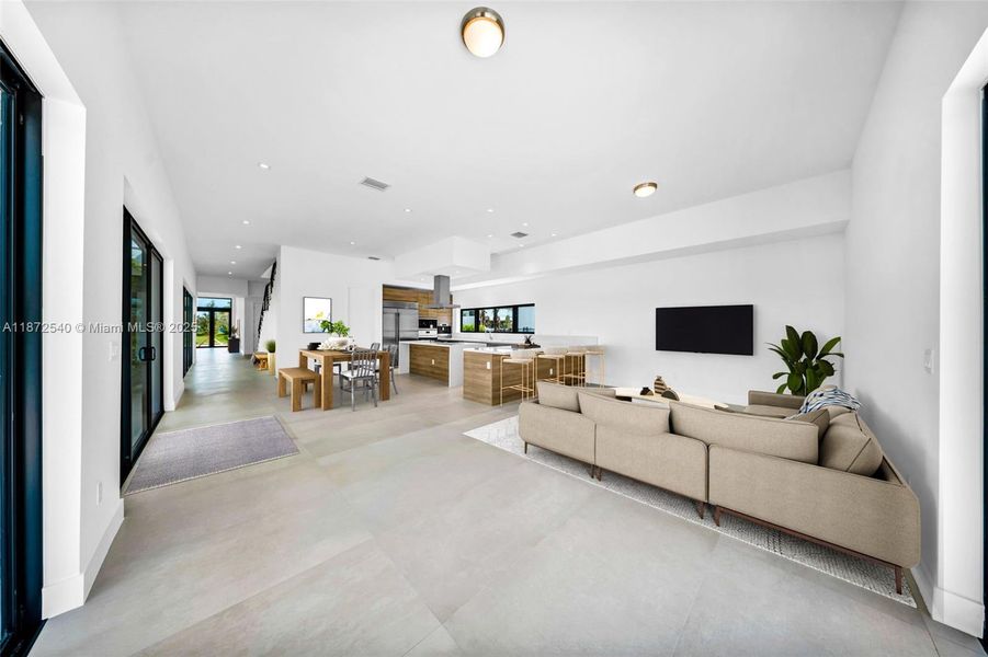 Furnished interior view inside a new home in , Weston (Image 3).