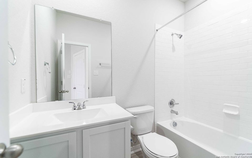 Furnished interior view inside a new home in Morgan Meadows, San Antonio (Image 6). Furnished interior view inside a new home in Morgan Meadows, San Antonio (Image 6).