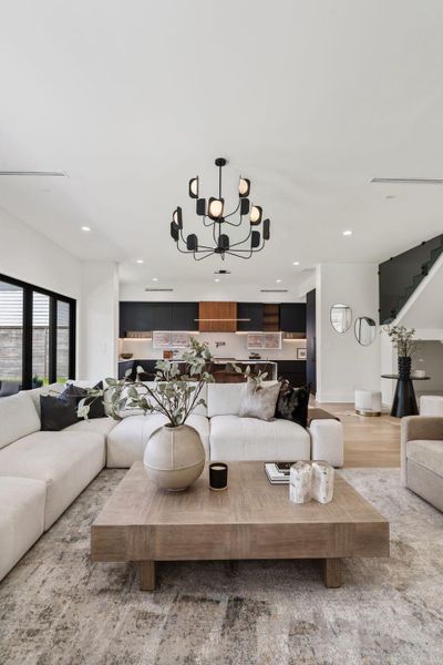 Furnished interior view inside a new home in , Houston (Image 31).