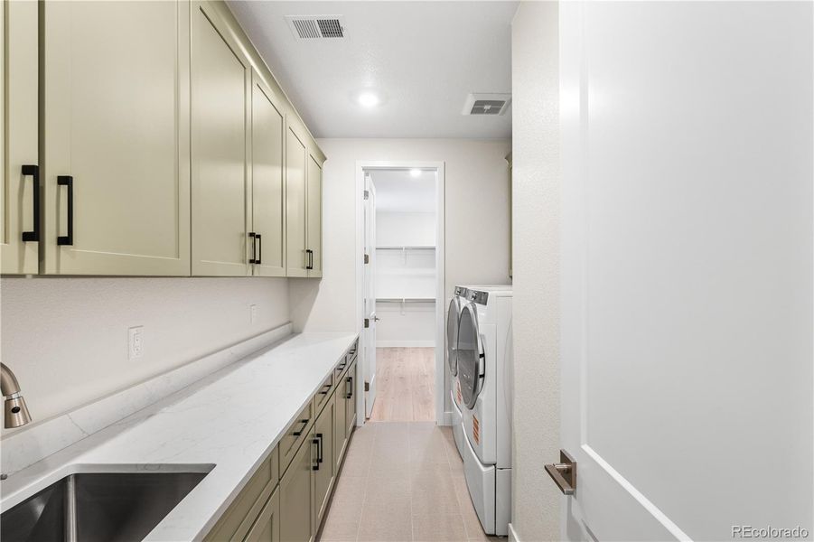 Furnished interior view inside a new home in Autograph at Lyric, Lone Tree (Image 19).
