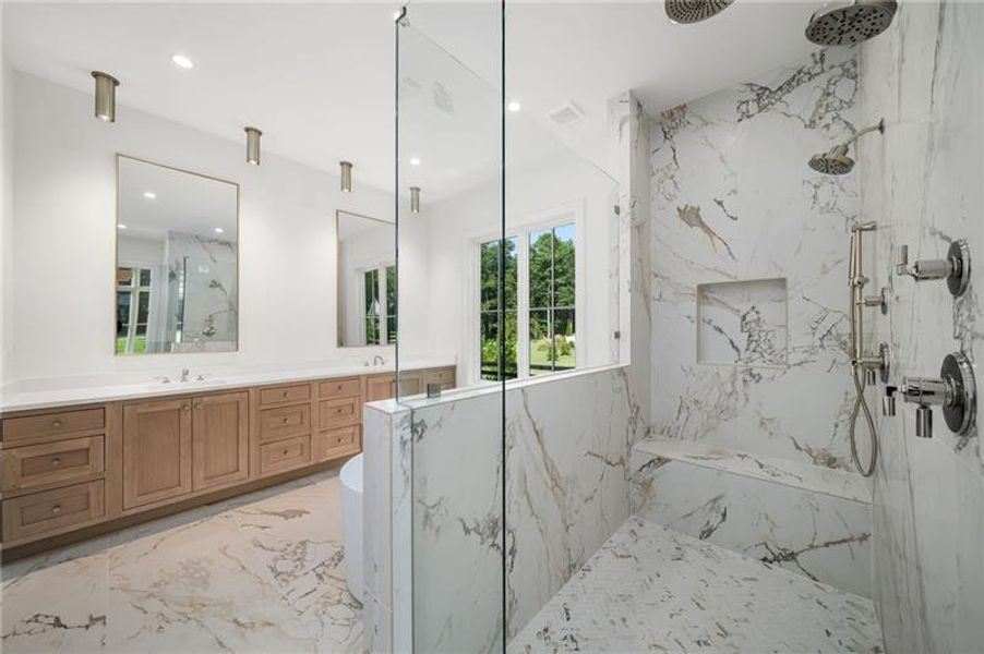 Furnished interior view inside a new home in , Roswell (Image 41).