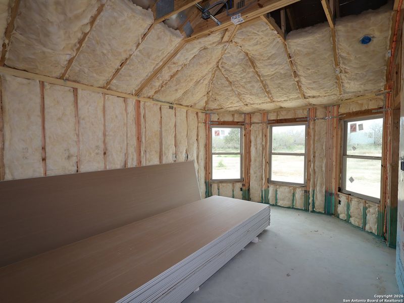 In-progress construction of a new home in Chaparral Ranch, Floresville, TX (Image 29).