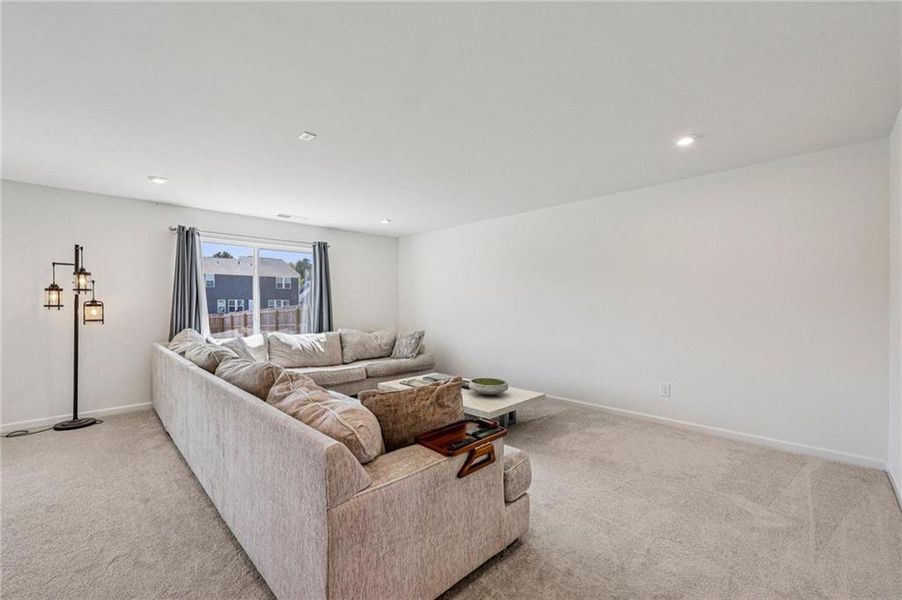 Furnished interior view inside a new home in , Euharlee (Image 9).