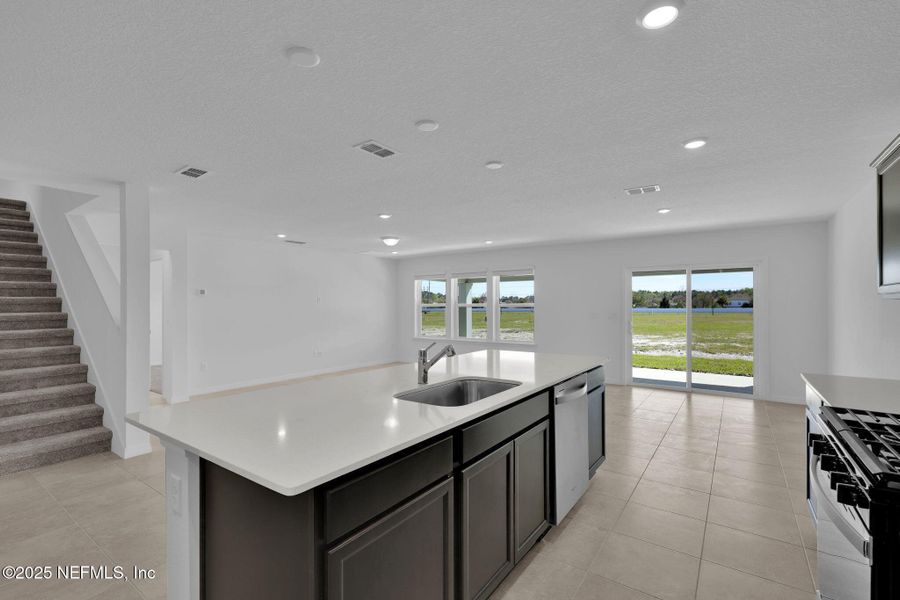 Furnished interior view inside a new home in Wells Landing, Jacksonville (Image 15).