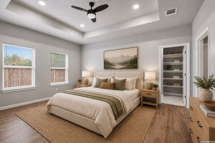 Furnished interior view inside a new home in , San Antonio (Image 9).
