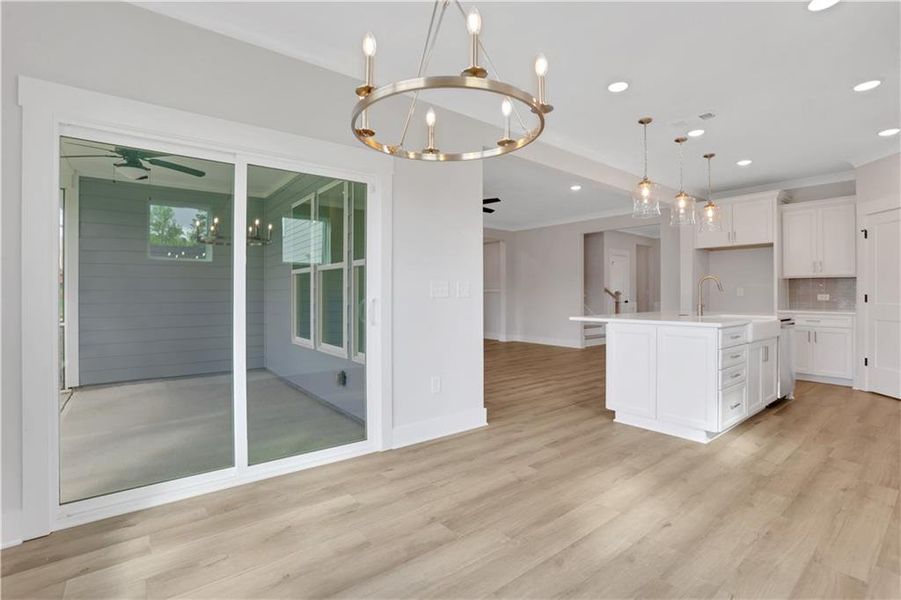 Furnished interior view inside a new home in Twin Lakes, Hoschton (Image 5).