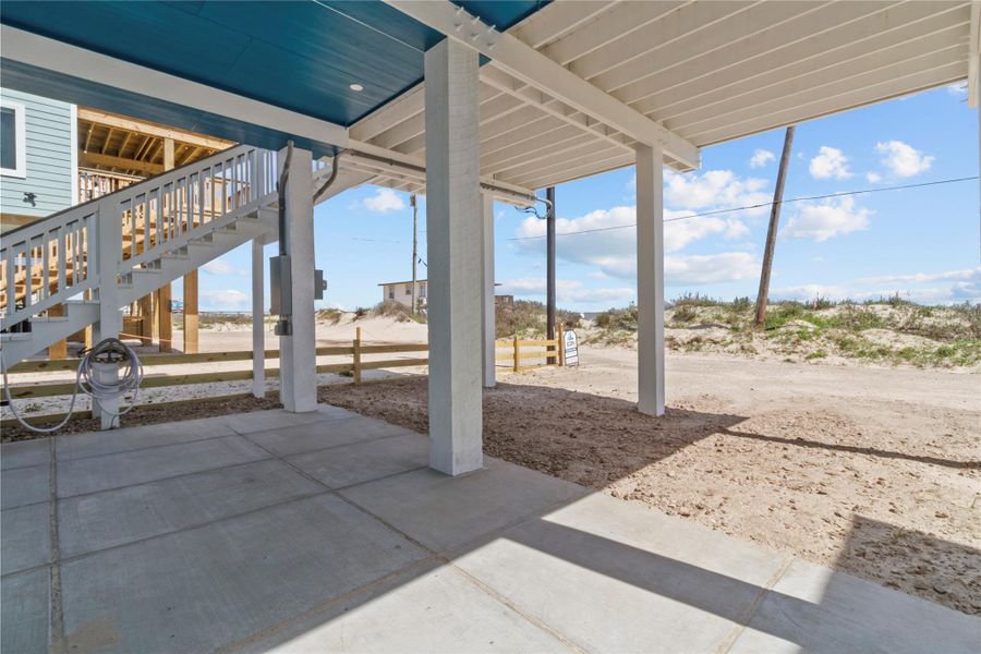 12" x 12" Painted pilings