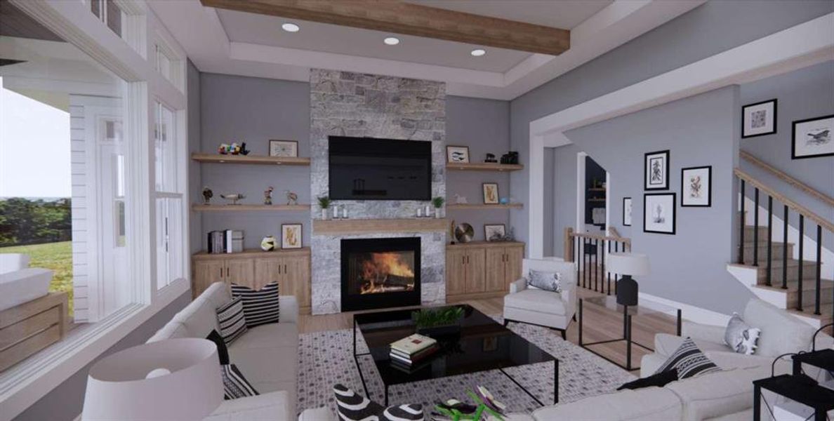 Furnished interior view inside a new home in , Carrollton (Image 45).