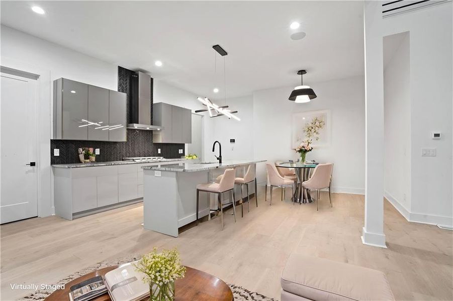 Furnished interior view inside a new home in , Decatur (Image 8).