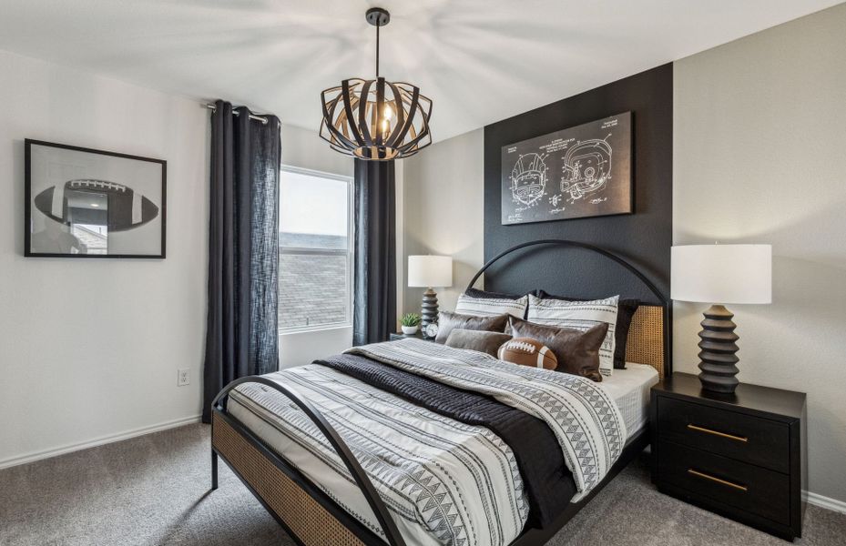 Furnished interior view inside a new home in Elizabeth Creek, Haslet (Image 26).