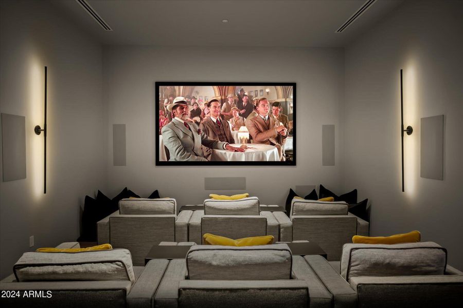 Pre-Wired Theatre Room