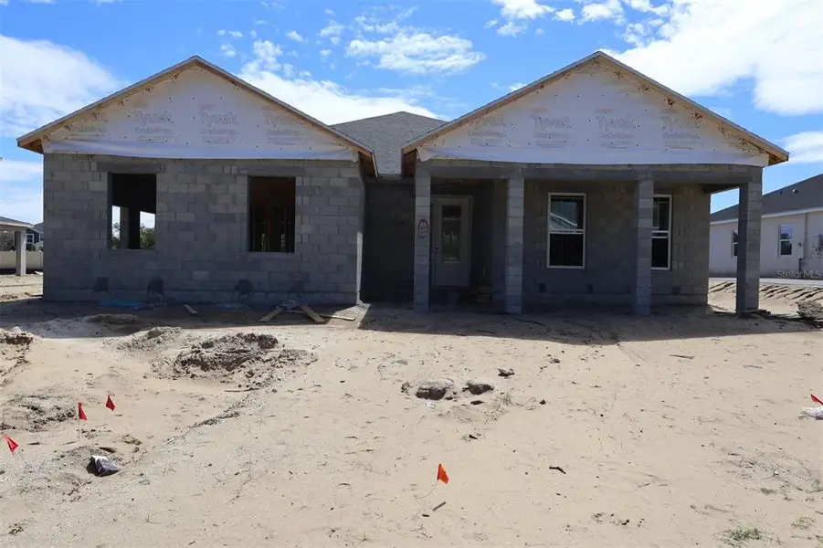 In-progress construction of a new home in Willow Run, Apopka, FL (Image 4).