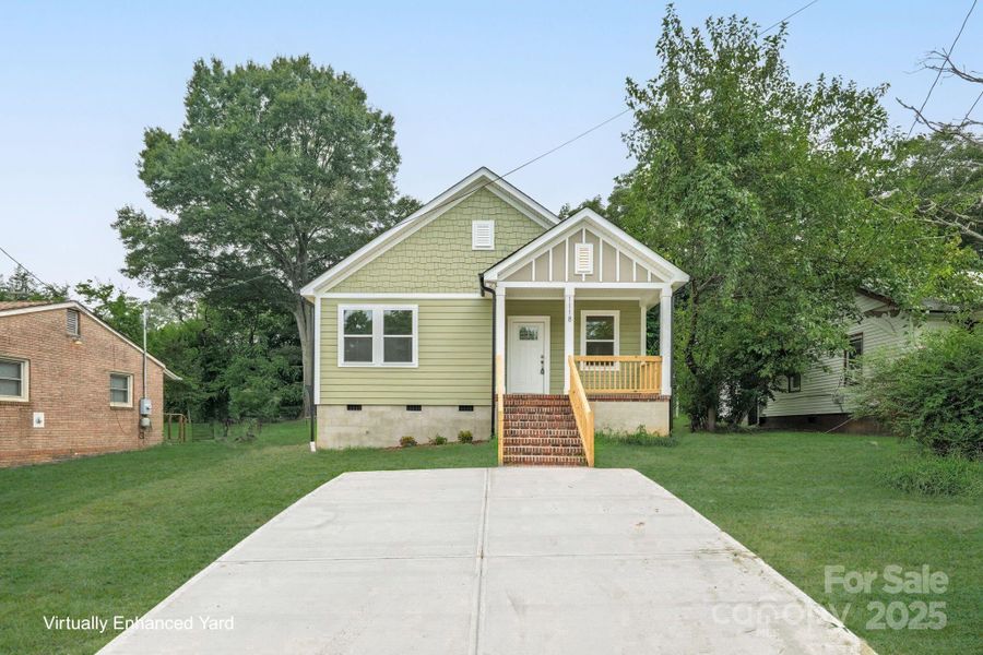 Front exterior of a new home in , Statesville, NC, highlighting curb appeal (Image 25).
