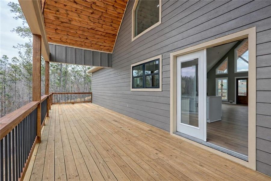 Exterior details and patio area of a home in , Talking Rock (Image 4).