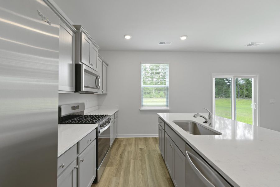 Furnished interior view inside a new home in Pineview North, Summerville (Image 14).
