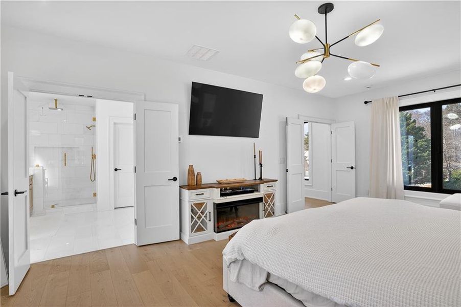 Furnished interior view inside a new home in , Hoschton (Image 42).