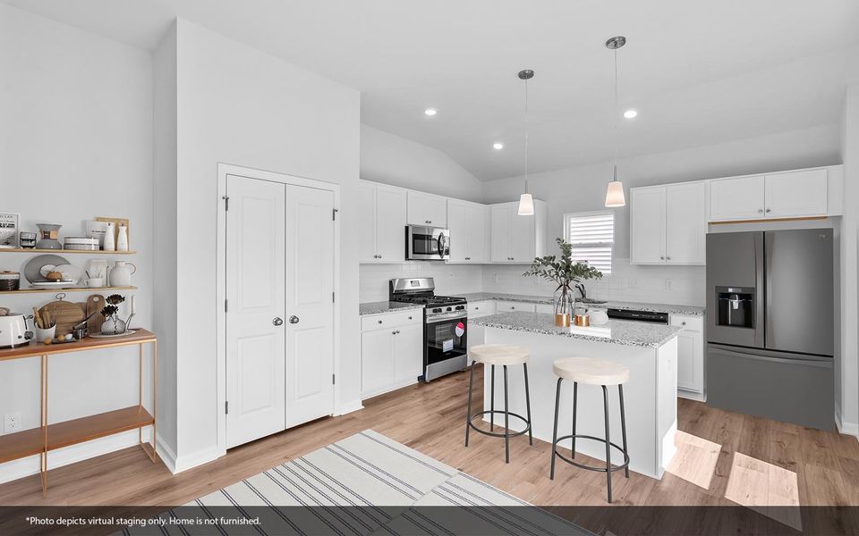 Furnished interior view inside a new home in Hanes Lake, Winston-Salem (Image 9).