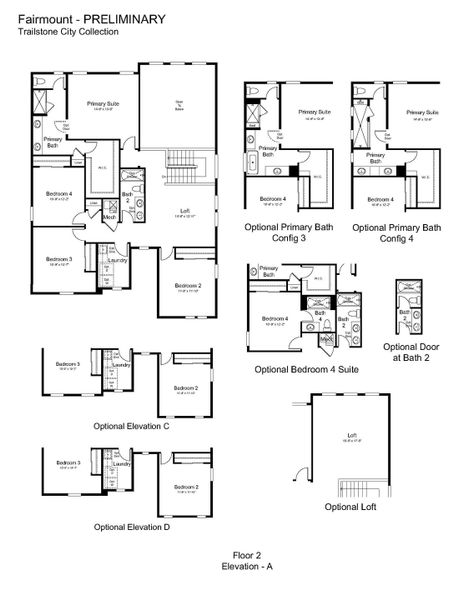 2D floor plan layout of this home in Trailstone, Arvada, CO (Image 5).