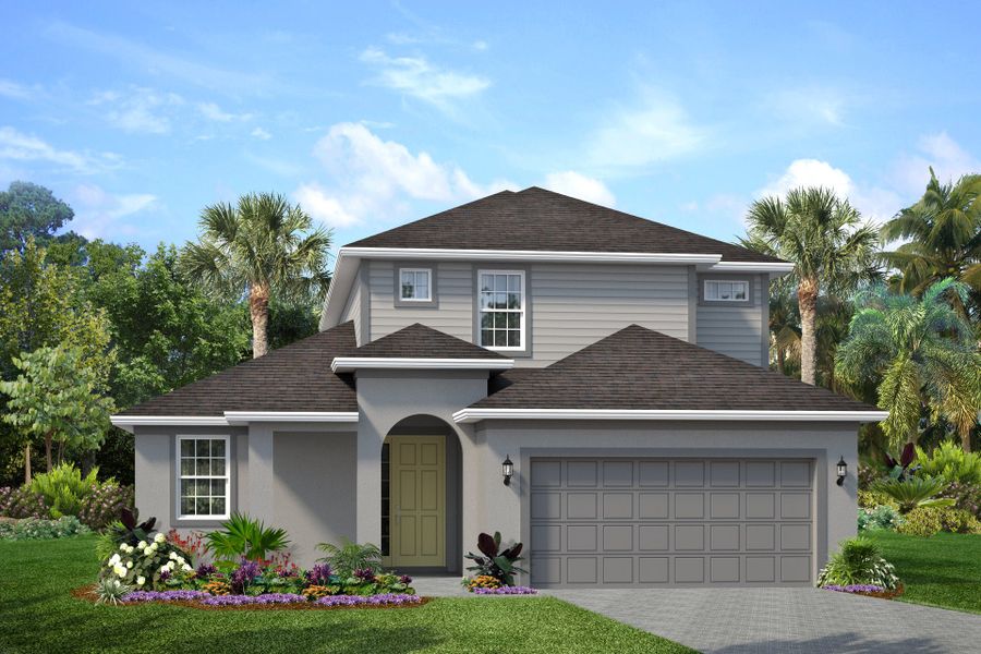 Representative exterior photo of a completed home built from the Pensacola by Park Square Residential in Summerbrooke, Mount Dora, FL (Image 13). Representative exterior photo of a completed home built from the Pensacola by Park Square Residential in Summerbrooke, Mount Dora, FL (Image 13).