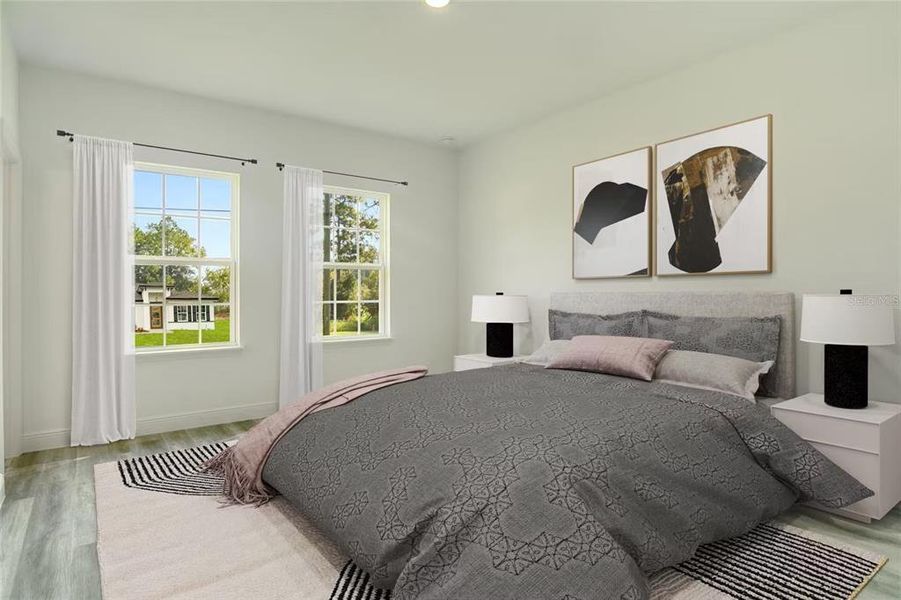 Furnished interior view inside a new home in , Dunnellon (Image 10).