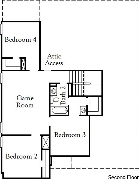 2D floor plan layout for the Martin by Coventry Homes in Westridge Cove 50', Conroe, TX (Image 4). 2D floor plan layout for the Martin by Coventry Homes in Westridge Cove 50', Conroe, TX (Image 4).