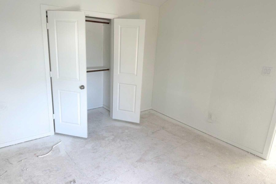 View of unfurnished bedroom View of unfurnished bedroom