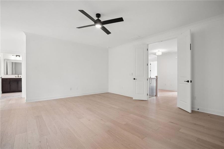 Spacious, unfurnished interior of a new home in Lakeside at River Green, Canton (Image 28).