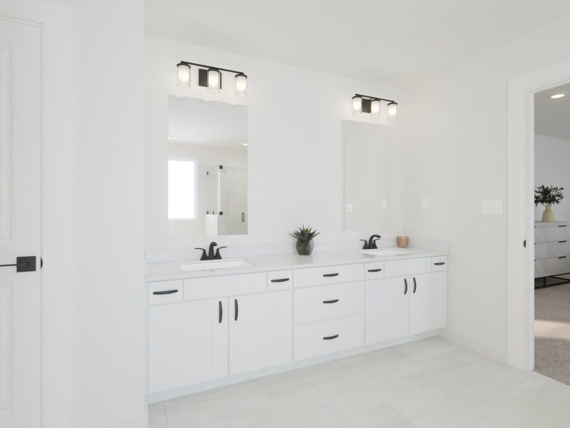 Furnished interior view inside a new home in Station Hill - Reserve Series, Thompson's Station (Image 8).